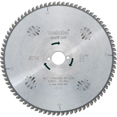 Afbeelding van Metabo MULTI CUT CLASSIC 628661000 Cirkelzaagblad 165 x 20 1.4 mm Aantal tanden: 42 1 stuk(s)