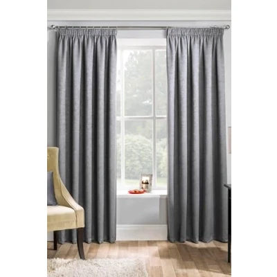 Afbeelding van Enhanced Living Matrix Grijs Zilver Thermische Blockout Tape Top Gordijnen 66 x 90 inch (168 229cm) Energiebesparende &amp; Geluidsreducerende voor Woonkamer Slaapkamer