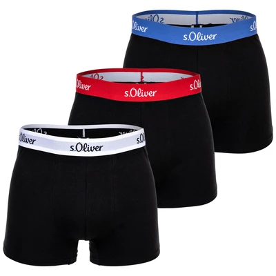 Afbeelding van s.Oliver 3 stuks boxershort, x zwart gebonden, L