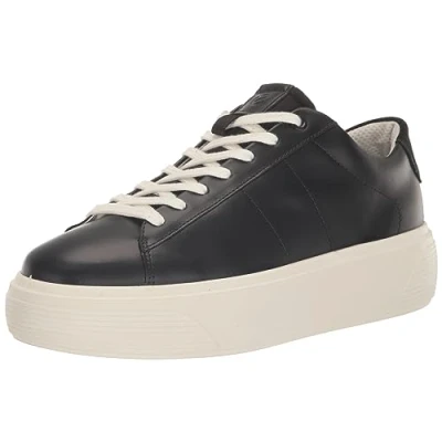 Afbeelding van ECCO Street Platform Sneakers laag, Dames, Maat: 37, Black Leer