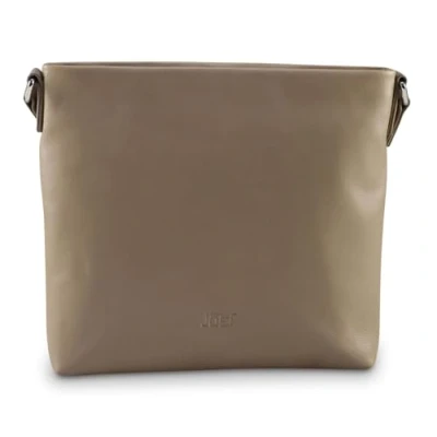 Afbeelding van JOST Leren Schoudertas Arva Shoulder Bag Ecru Taupe