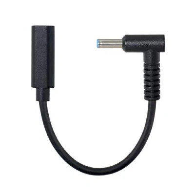 Afbeelding van Cablecc USB C aansluiting, type C, ingang naar DC 4.53.0 mm, Power PD oplaadkabel, geschikt voor HP Laptop 18 20V
