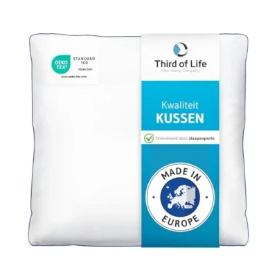 Afbeelding van Kussen 80x80 inSPIRO Winnaar van de Innovation Award Ergonomics 2020 &amp; 2021 Het beste ergonomische slaapkussen Geschikt voor zijslapers, rugslapers buikslapers optimale cervicale nekkussen