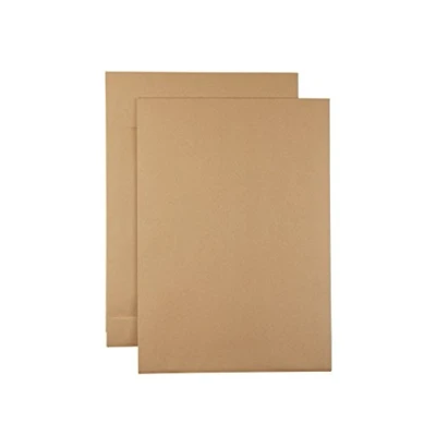 Afbeelding van 250 vouwzakken B4, zelfklevend, bruin met 4 cm vouw
