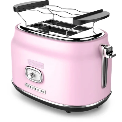 Afbeelding van Westinghouse Broodrooster Retro Collections 2 sleuven roze WKTTB857PK