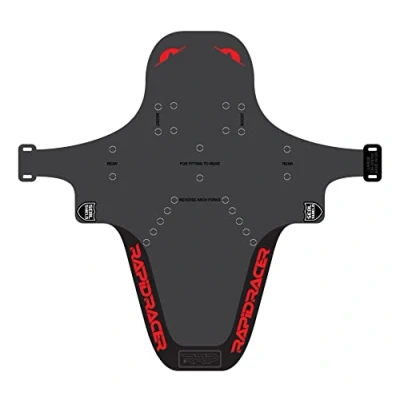 Afbeelding van RRP Unisex&#039;s Enduro Spatbord, Zwart/Rood, Groot