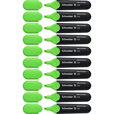 Afbeelding van Markeerstift Schneider Job 150 universeel groen 1 stuk 10 stuks