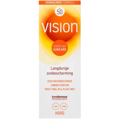 Afbeelding van 2x Vision Zonnebrand Every Day Sun SPF 50 180 ml