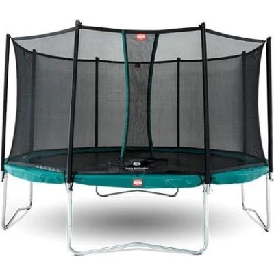 Afbeelding van Trampoline BERG Favorit Green 380 + Safety Net Comfort