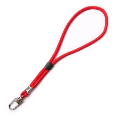 Afbeelding van trage.band® Korte verstelbare polsband met karabijnhaak, rood