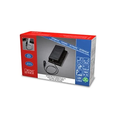 Afbeelding van Konstsmide Christmas Batterievakadapter IP44 met 6/9h timer, 24 31V