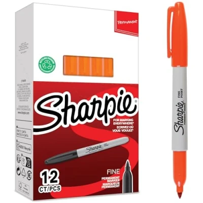 Afbeelding van Sharpie Permanent marker (met fijne punt) verpakking van 12 stuks, paars