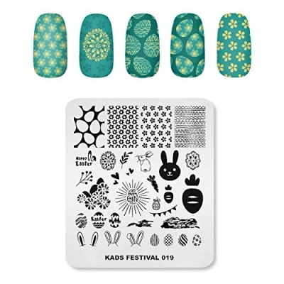 Afbeelding van KADS Nail Art Afbeelding Stempelen Platen DIY Manicure Template Plaat voor (FE019)