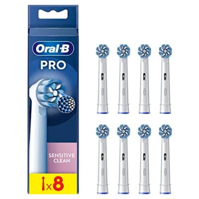 Afbeelding van Oral B Sensitive Clean , 8 stuk(s), Wit, 3 maand(en), Extra zacht, B, Doos