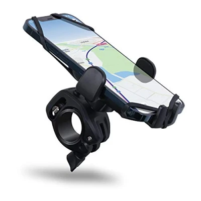 Afbeelding van Wicked Chili Fietshouder compatibel met iPhone 14, 13, 12, 11, XS (Plus, Pro, Max) Samsung Galaxy A52 A21 S20, Fiets Mobiele Telefoonhouder Universele Montage (max. 6.5 inch) 360 draaibaar