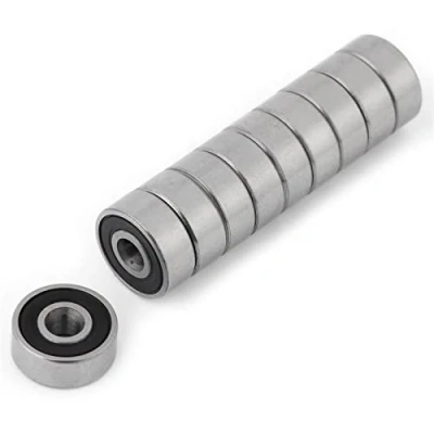 Afbeelding van Miniatuur Staallagers 10pcs 623 2RS Dubbele Rubber Verzegelde Staal Diepe Groef Kogellagers 3 * 10 4mm