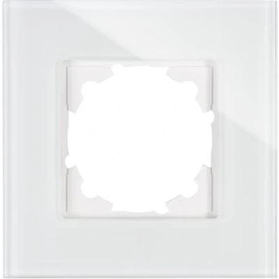 Afbeelding van Kopp 405302015 1 voudig echt glas frame wit afdekraam