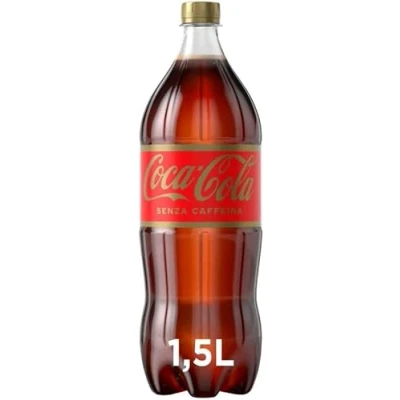 Afbeelding van 6x Cola Senza Caffeina koolzuurhoudende drank PET 1,5 liter koks zonder cafeïne softdrink