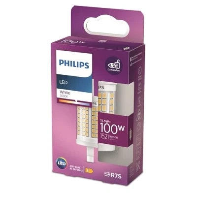 Afbeelding van Philips LED Staaflamp 100W R7S fitting Helderwit licht