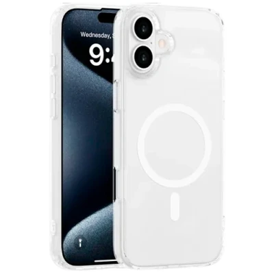 Afbeelding van Just in Case TPU Back Cover Transparant Magnetisch Apple iPhone 16 Plus