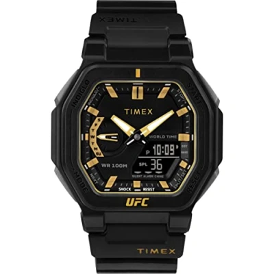 Afbeelding van Timex UFC Colossus TW2V55300 Horloge Kunststof Zwart Ø 45 mm
