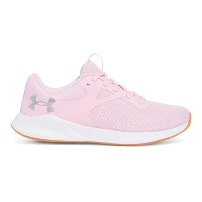 Afbeelding van Under Armour Charged Aurora 2 Trainingsschoen, Dames, Maat: 38, Prime pink/white/metallic silver Textiel/ synthetisch