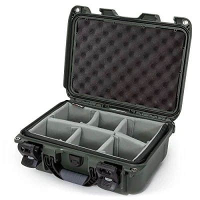 Afbeelding van Nanuk 915 waterdichte hardcase koffer met gevoerde scheidingswanden, olijf