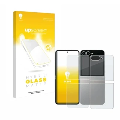 Afbeelding van upscreen Screenprotector voor Samsung Galaxy Z Flip6 (Voor+Achter) Folie Beschermfolie Beschermglas matte