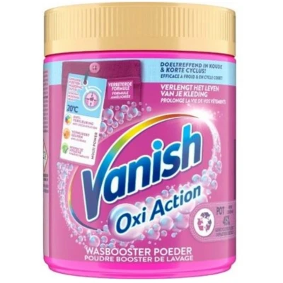 Afbeelding van Vanish Oxi Action Wasbooster Poeder Gekleurde en Witte Was 530 gram