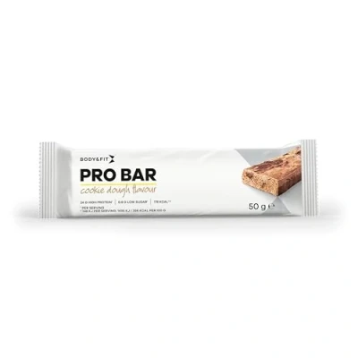 Afbeelding van Body &amp; Fit Pro Bar Proteïne Repen / Eiwitrepen Cookie Dough Flavour 12 1 Doos