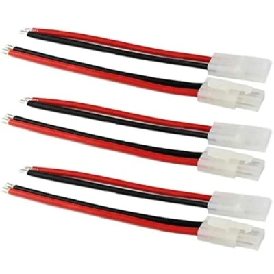 Afbeelding van FLY RC 3 paar Tamiya mannelijke connectoradapterskabel met 10 cm 14awg draad