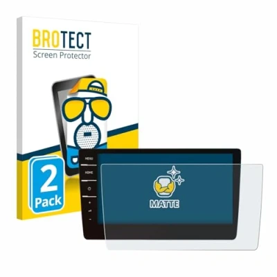 Afbeelding van BROTECT (2 Stuks) Antireflecterende Beschermfolie voor Volkswagen Tiguan Allspace 2019 Discover Pro 9.2&quot; Anti Glare Screen Protector, Mat