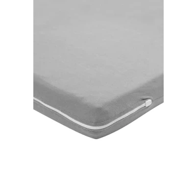 Afbeelding van Meyco Baby Uni campingbed matrashoes grey 60x120cm