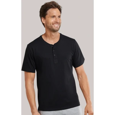 Afbeelding van Schiesser Mix+Relax Pyjama 163831 Black 48