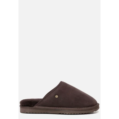 Afbeelding van Pantoffel Warmbat Classic Unisex Suede Choco Schoenmaat 42