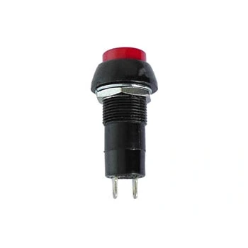 Afbeelding van R18 25B Drukschakelaar Off (On) Rood 1A/125V