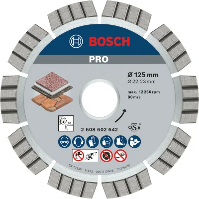 Afbeelding van Bosch Diamantschijf droog Best for Stone diameter 125 x asgat 22.2mm