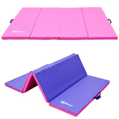 Afbeelding van 180x115x5cm Opvouwbaar Gymnastiek Mat Turnmat voor Thuis Vloer Sport Matras