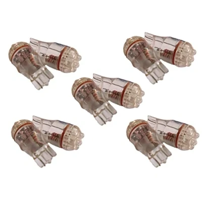 Afbeelding van 10 stuks LED lampen T10, 12 V, voor auto, koudwit, 6500 K, met 6 leds F3
