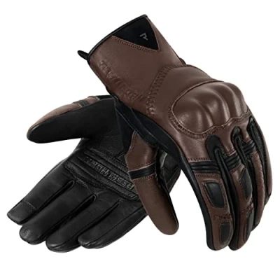 Afbeelding van Rebelhorn Thug Ii Vintage Leren Handschoenen Voor Vrouwen Bruin L
