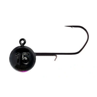 Afbeelding van Monkey Lures Hook 1/0 Black 10g Loodkop (3 stuks) Loodkoppen