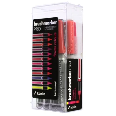 Afbeelding van Karin Brushmarker Pro Set Flower 12 stuks