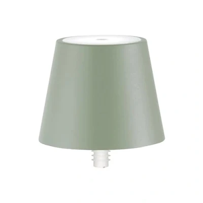 Afbeelding van Zafferano, Poldina Stopper lamp, oplaadbaar, draadloos, met touch bediening, geschikt voor woonkamer en buiten, dimmer, 2200 3000 K, hoogte 11 cm, saliekleur