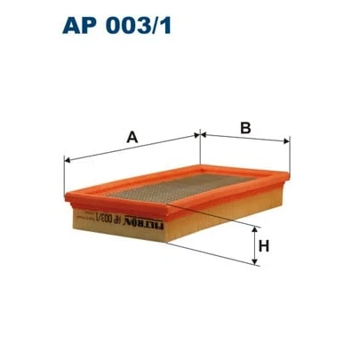 Afbeelding van Filtron Luchtfilter AP 003/1