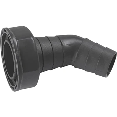Afbeelding van Cornat Rezyklat slangaansluiting 45 aftak 1 inch IG Ø 21 mm 23 gemaakt van gerecyclede kunststoffen Made in Germany kwaliteit/hoekmachineaansluiting / TEC356398R