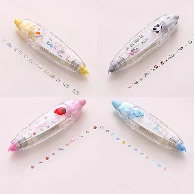 Afbeelding van 4 deel Mooie Decoratieve correctietape,Cartoon correctietape Creatieve Correctietape,Leuke Correctieband voor Kinderen, Scrapbooking, Doe het Zelfdecoratie