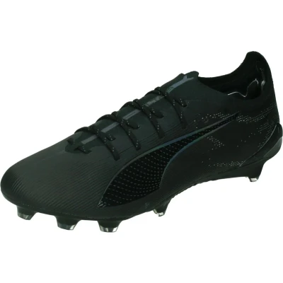 Afbeelding van Puma Ultra 5 Ultimate FG Voetbalschoenen met kunststof noppen, Heren, Maat: 46, Black/silver/shadow gray Textiel/ synthetisch