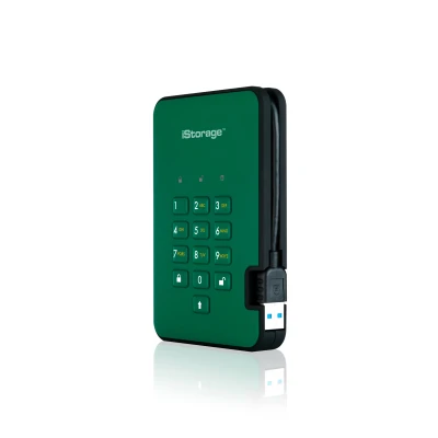 Afbeelding van iStorage diskAshur 2, 2 TB, USB Type A, 3.2 Gen 1 (3.1 1), 362 MB/