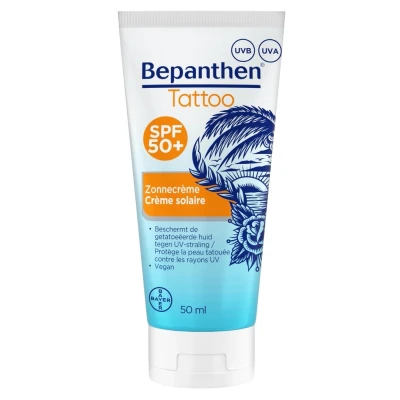 Afbeelding van 2x Bepanthen Tattoo Zonnecrème 50 ml
