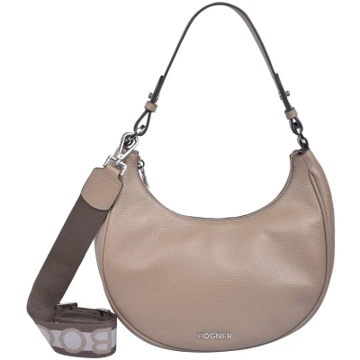 Afbeelding van Bogner Schoudertas Andermatt Melene Hobo Taupe Lichtbruin